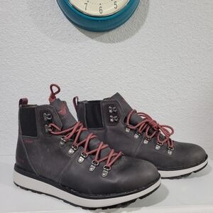 Sorel Davos High Men's Waterproof Outdoor Boot, Size 10.5  Gray Black New